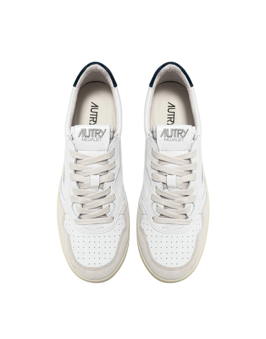 Autry Low-Top Sneakers With Micro-Perforated Toe And Leather Accents