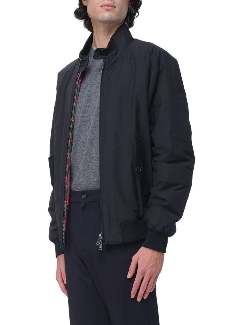 Baracuta Black Classic High Collar Bomber Jacket
