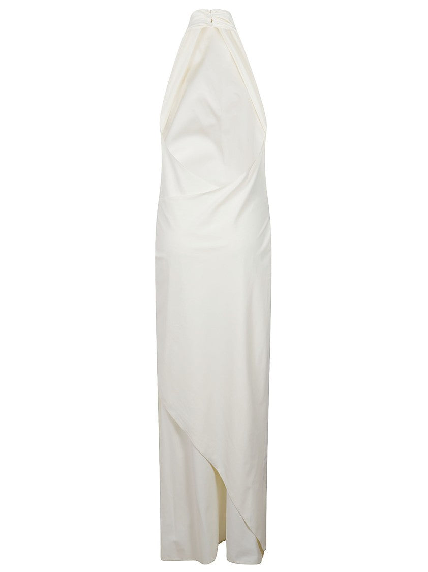 Hamoulet Halter Long Halter Ankle Dress