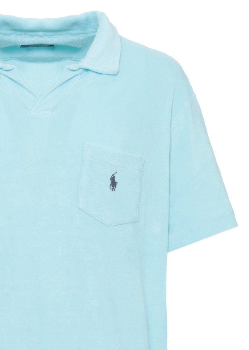Polo Ralph Lauren Light Blue Pony Cotton Polo Shirt