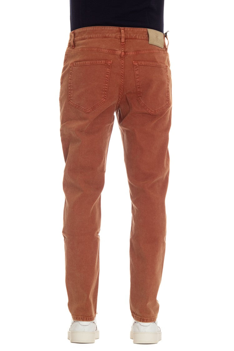 Pt Denim 5-Pocket Color Tapered Fit Trousers