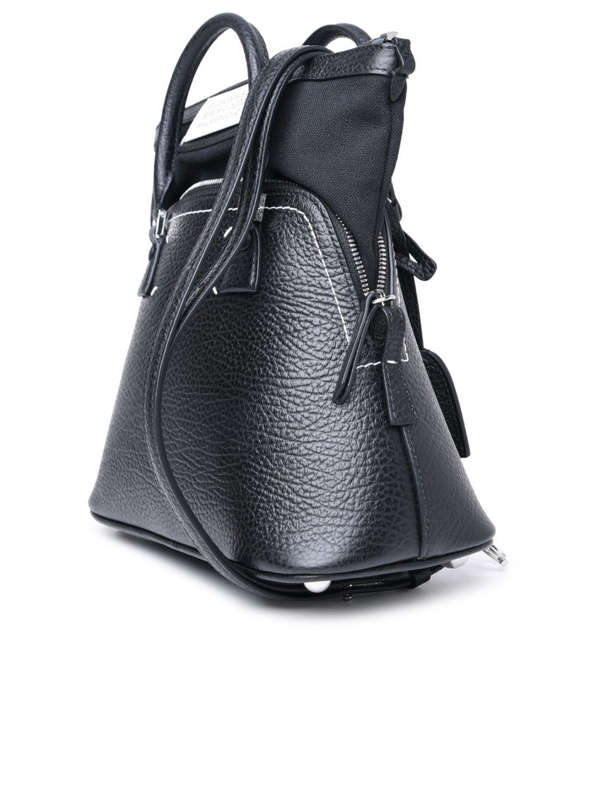 Maison Margiela 5ac Classique Mini Bag In Black Leather