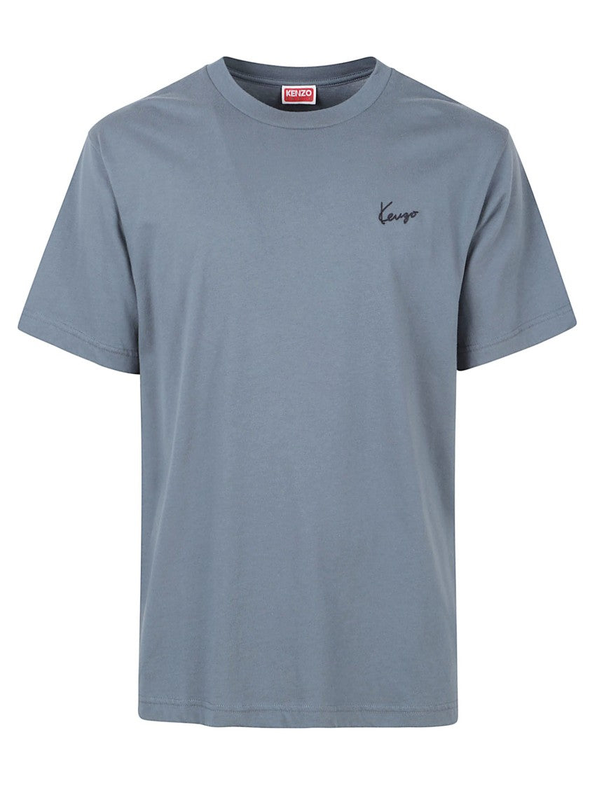 Kenzo Embroidered Archive Logo Cotton Jersey T-Shirt