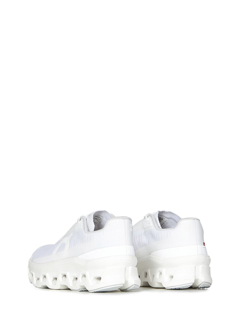 On Running Technical Mesh Sneakers With Perforated Rubber Sole