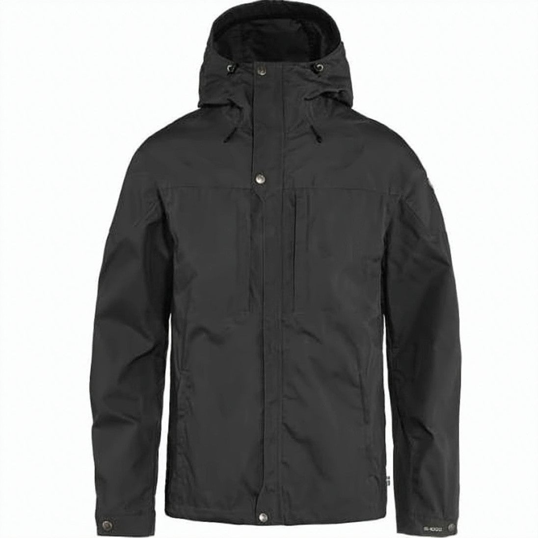 Fjallraven Kanken Black Casual Jacket With Adjustable Hood