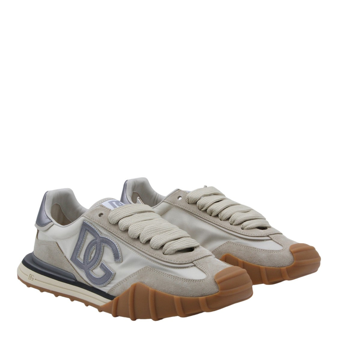 Dolce & Gabbana Low-Top White Sneakers With Classic Silhouette