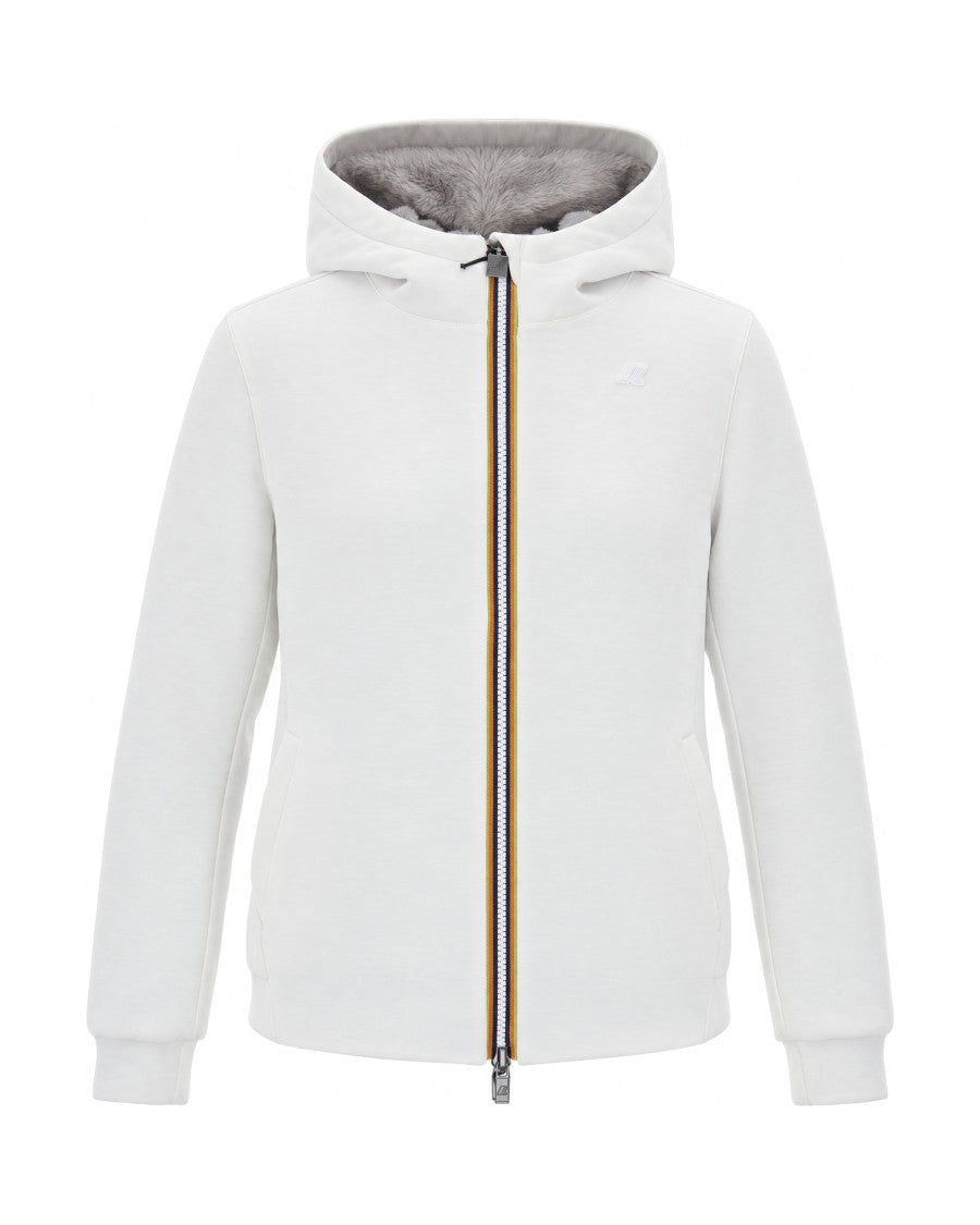 K-Way Reversible Light Spacer Faux Fur Hooded Jacket