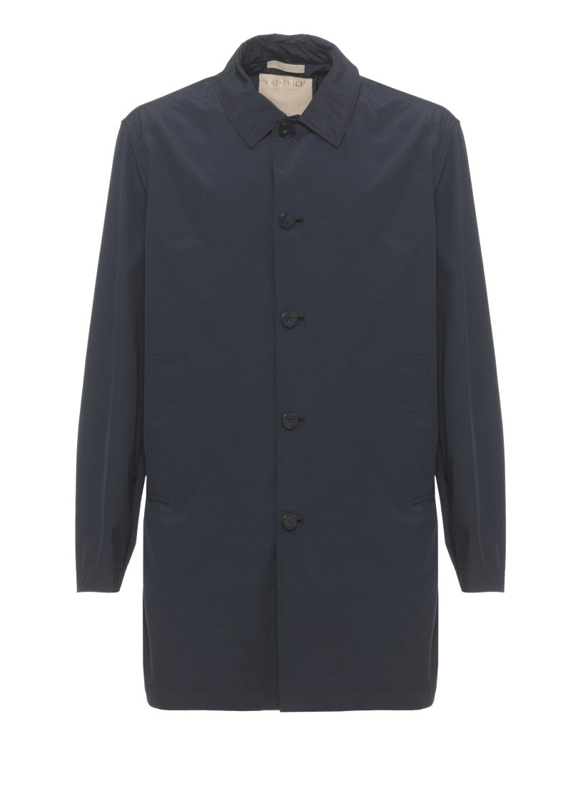 Woolrich Blue Urban Lamar Raincoat