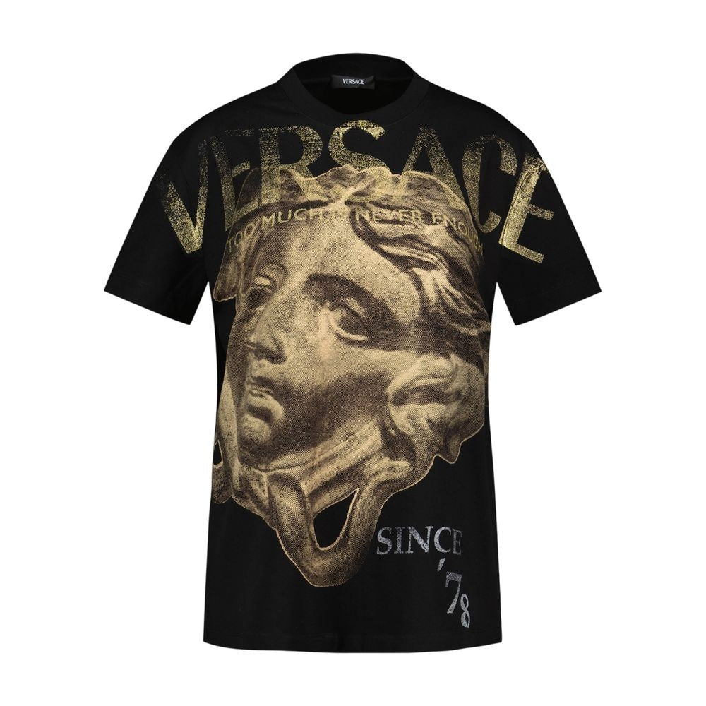 Versace Shadow Of The Medusa T Shirt - Cotton - Black