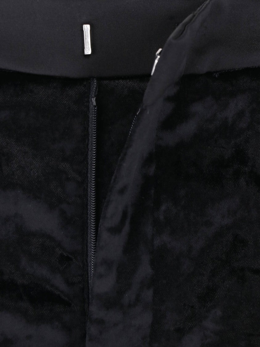 Dondup Black Velvet Single Breasted Suit
