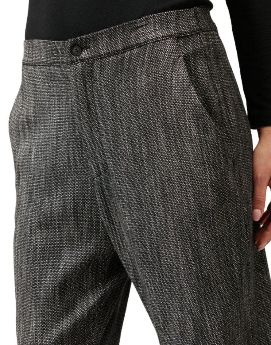 Transit Charming Micro-Pattern Wide-Leg Trousers