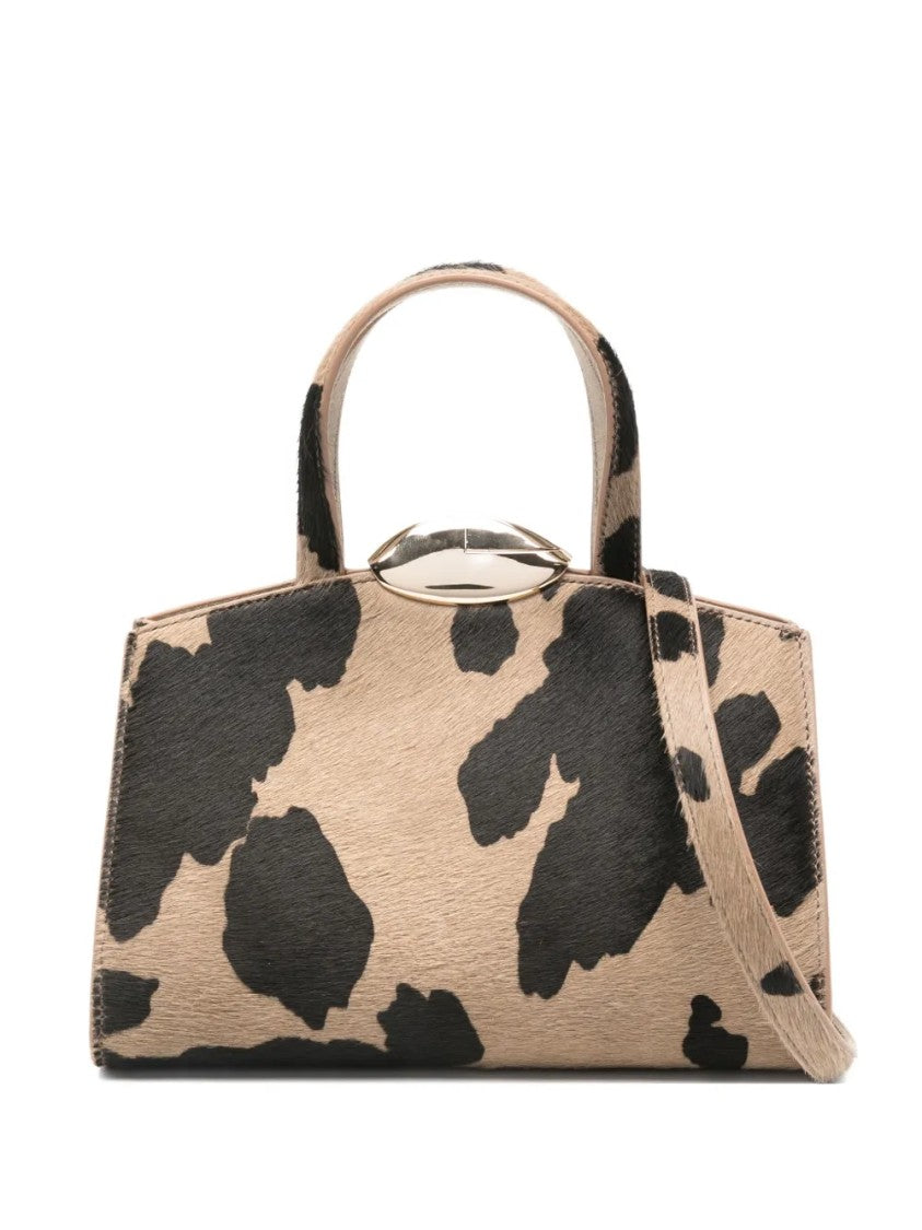 Benedetta Bruzziches Structured Minimalist Handbag With Detachable Strap
