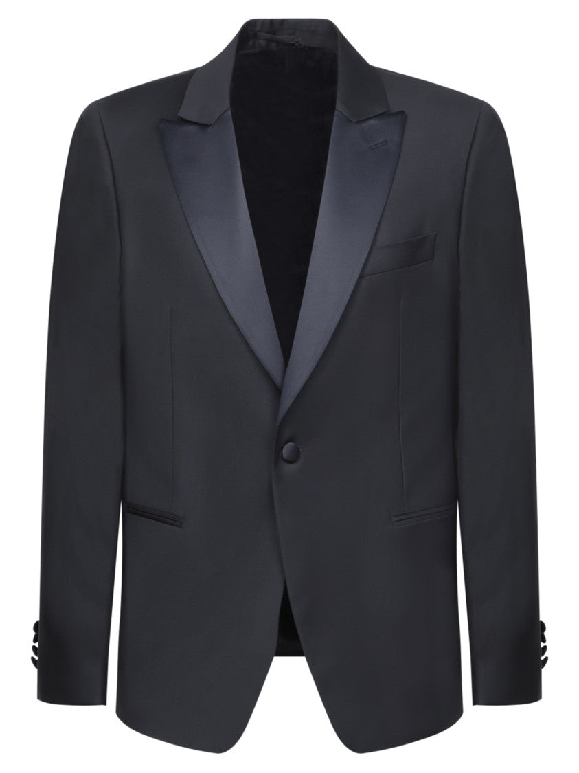 Lardini Refined Single-Breasted Lardini Suit In Blue