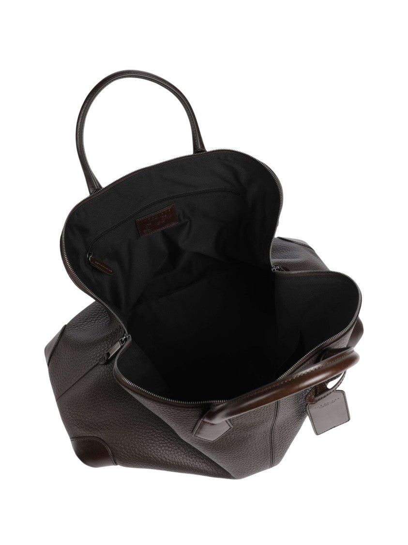The Bridge Travel Soft Grained Calf Leather Travel Bag