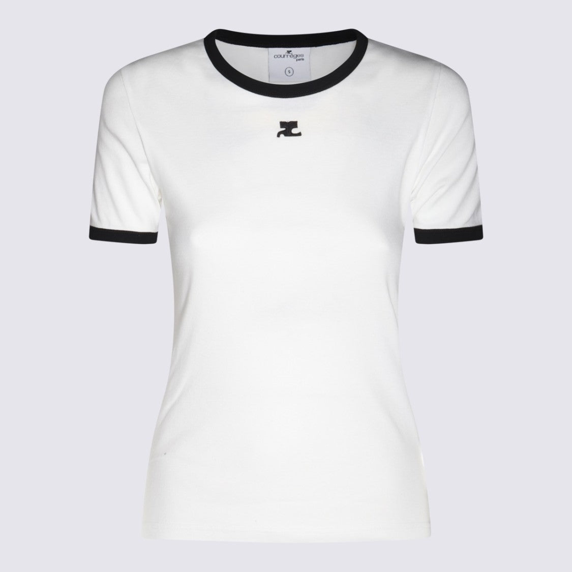 Courrèges White Cotton T-Shirt