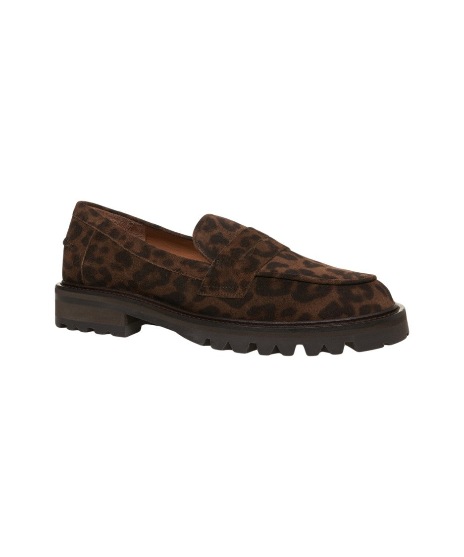 Billi Bi Animal Print Loafers