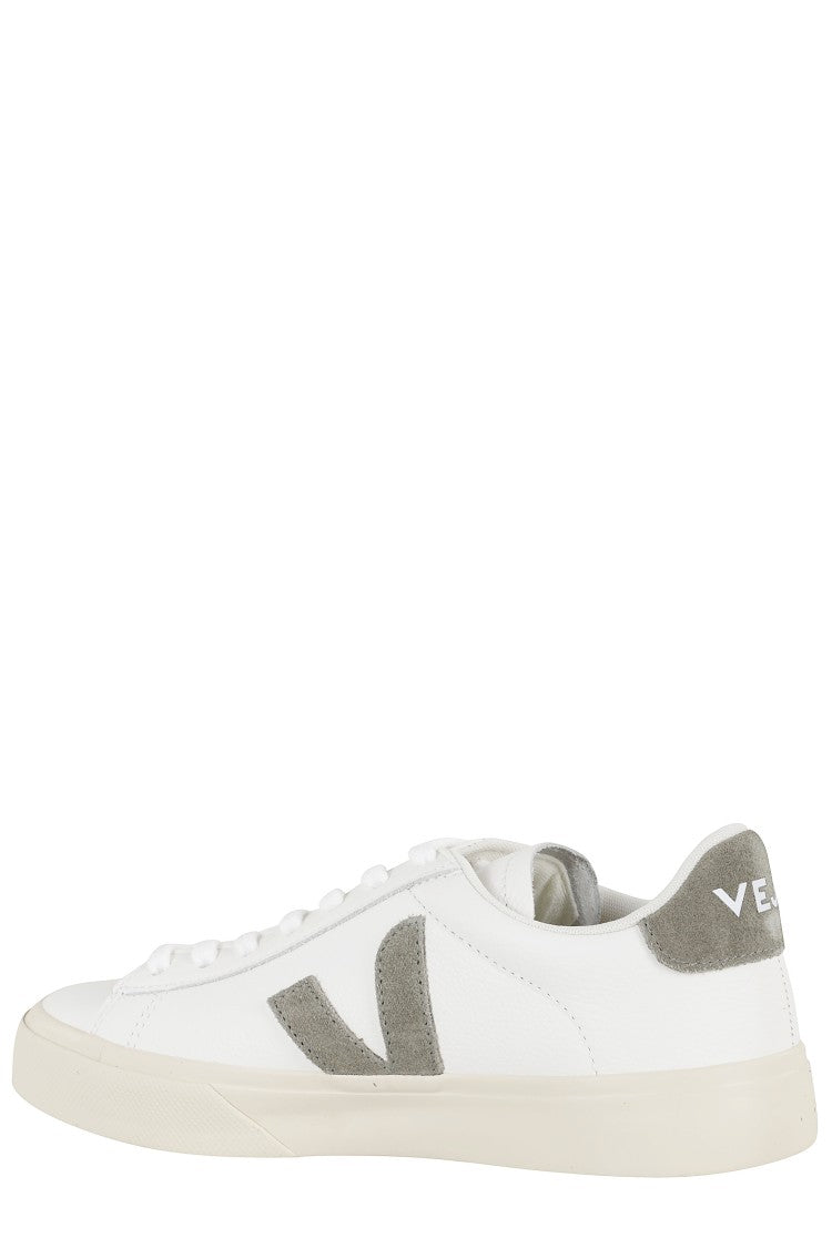 Veja Campo Textured Leather Low-Top Sneakers