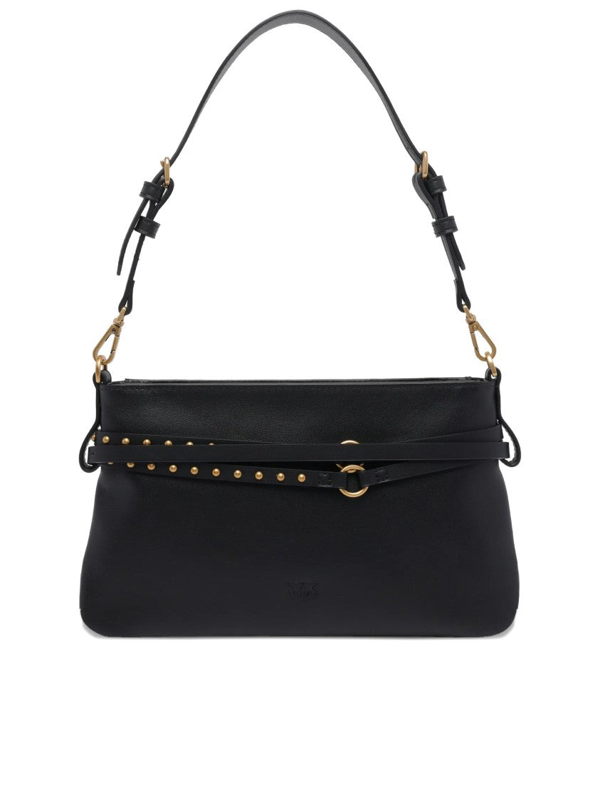 Pinko Mini Structured Studded Shoulder Bag