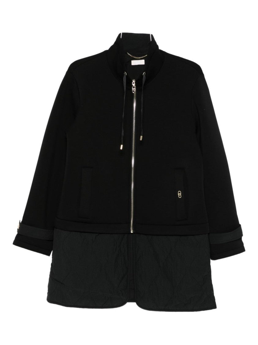 Liu Jo Fitted Black Jacket With High Collar