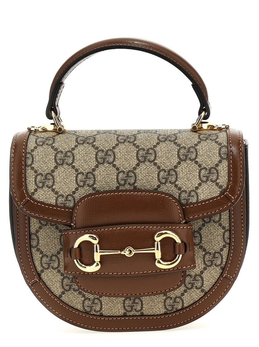 Gucci Horsebit 1955 Handbag In Gg Supreme And Leather