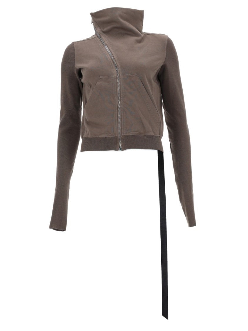Drkshdw By Rick Owens Brown Mountain Sweat Cotton Sweatshirt