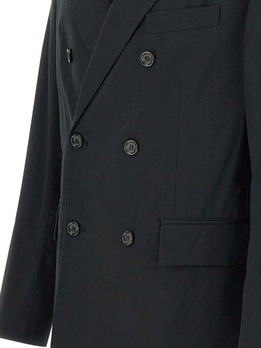 Paolo Pecora Tailored Double-Breasted Jacket With Notched Lapels