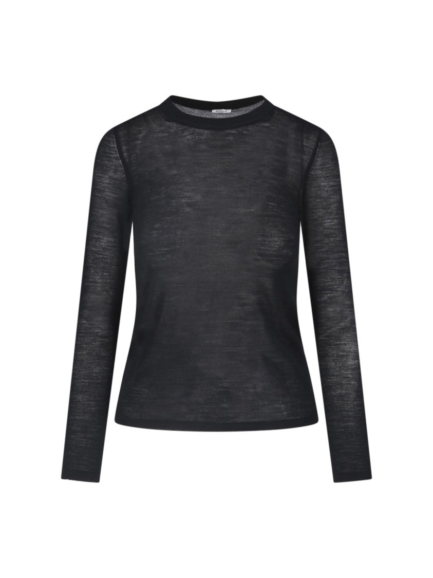 Aspesi Brown Virgin Wool Sweater