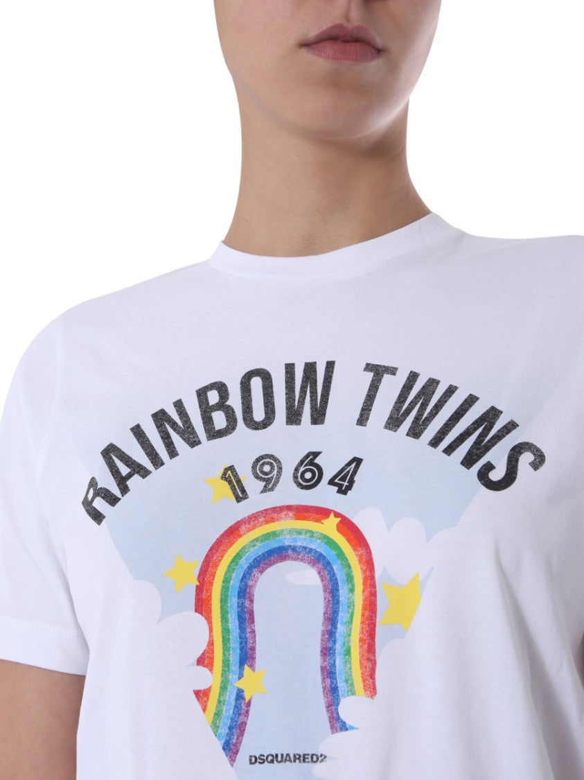 Dsquared2 Classic White Round Neck T-Shirt