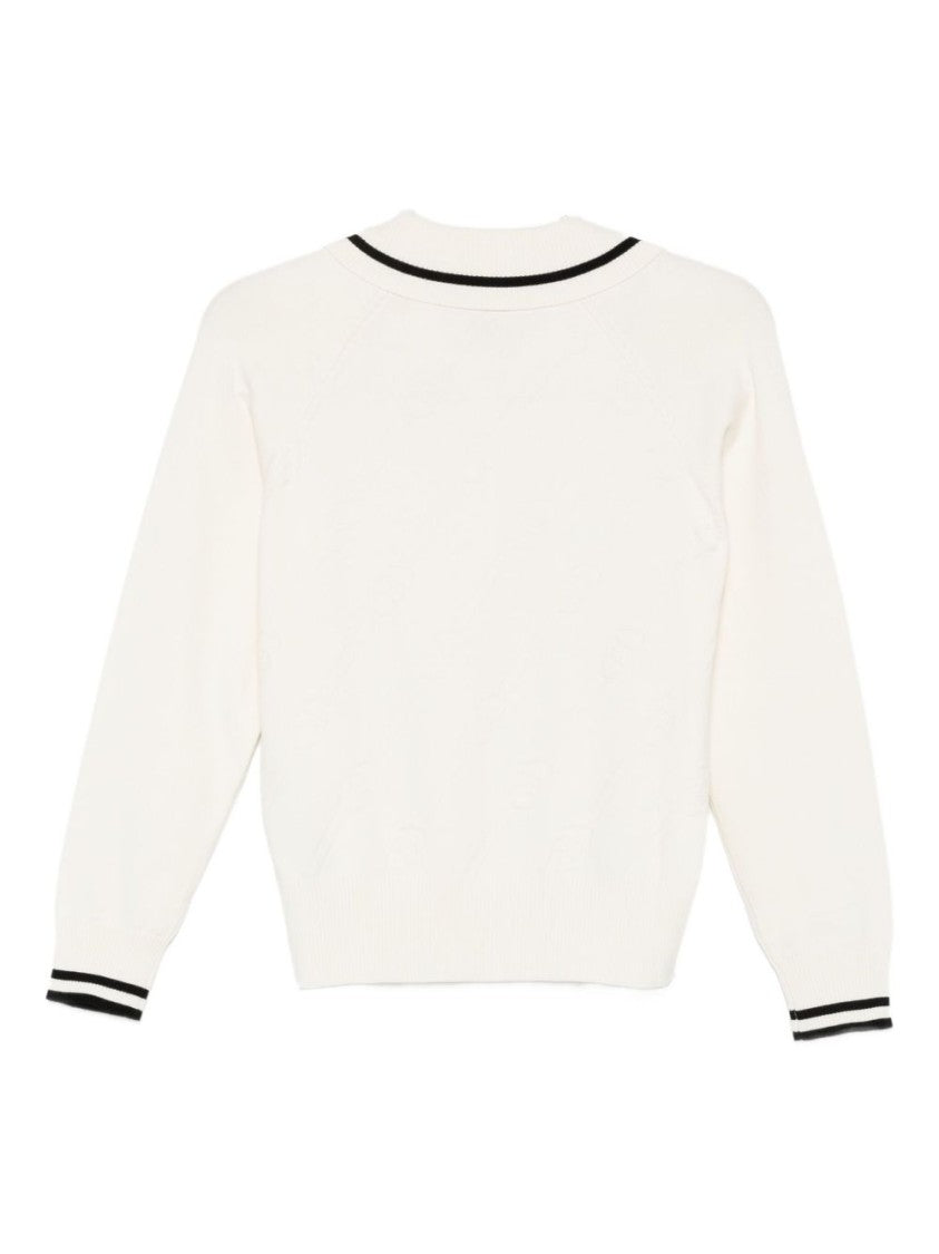 Liu Jo Lightweight Knit Sweater With Front Zip Closure