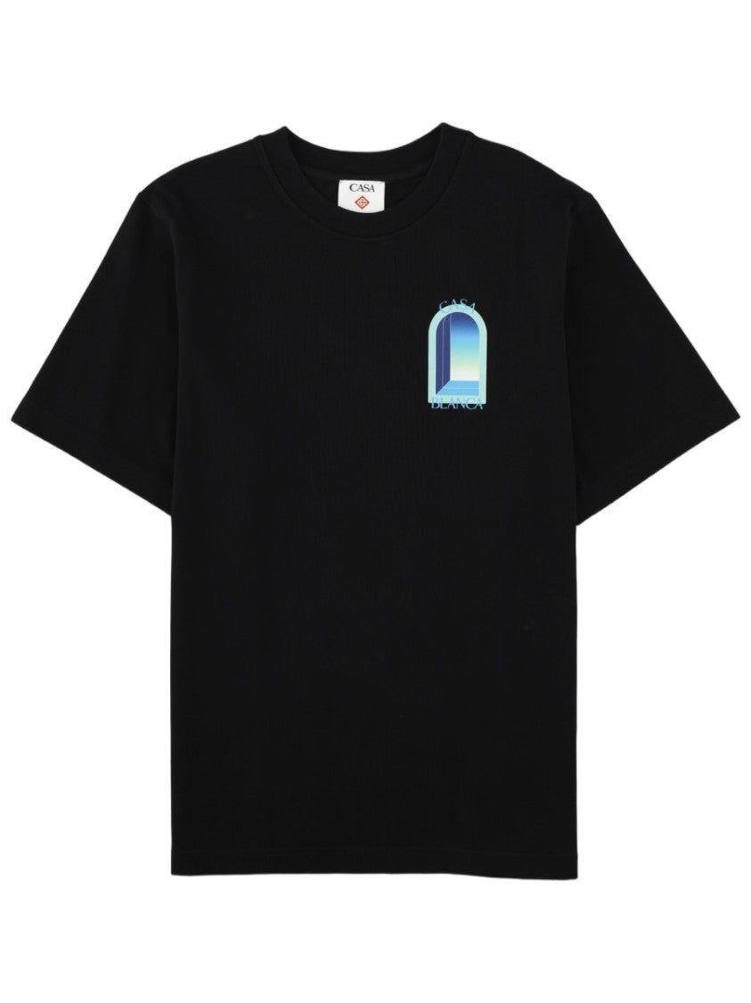 Casablanca Graphic Print Organic Cotton T-Shirt