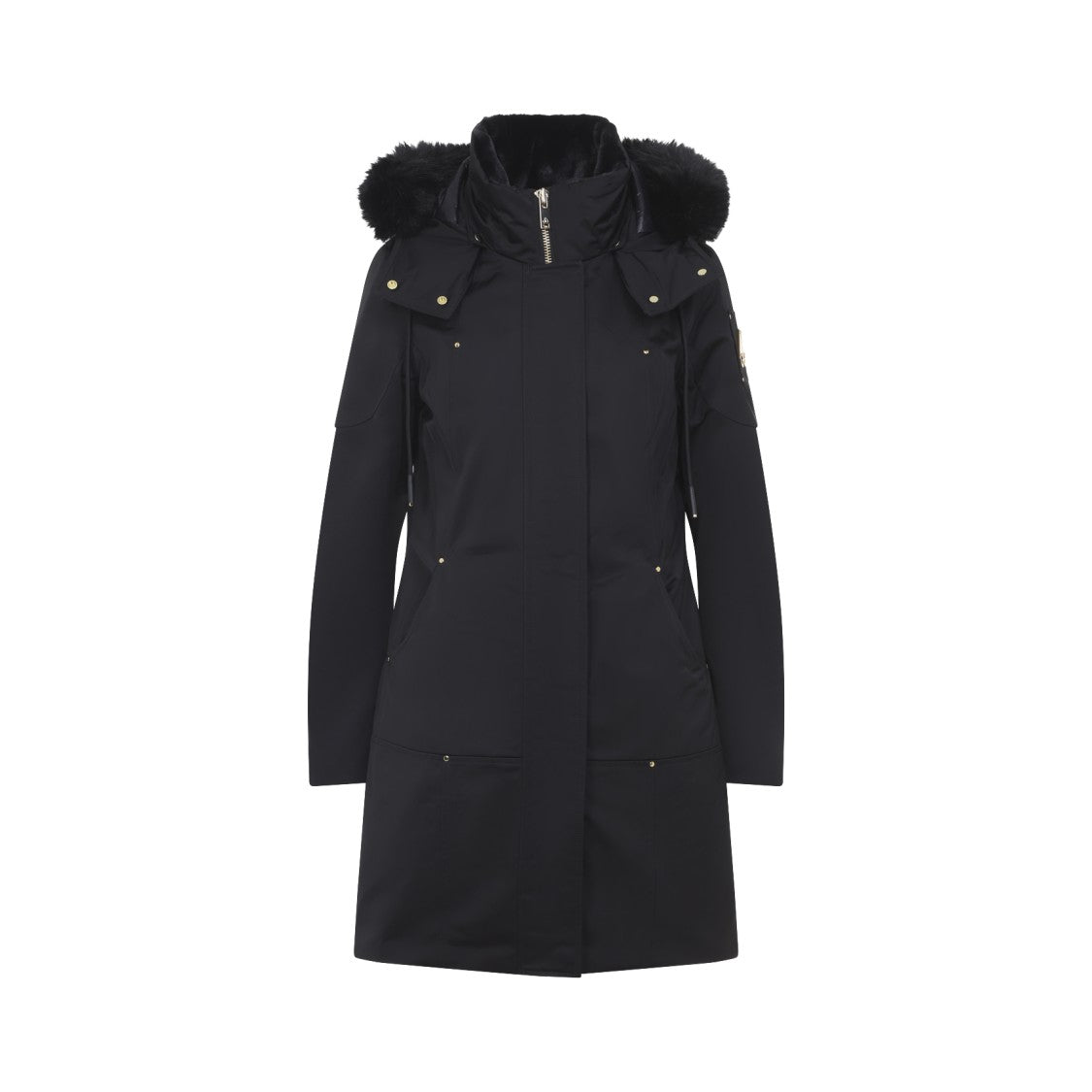 Moose Knuckles Insulated Black Down Coat