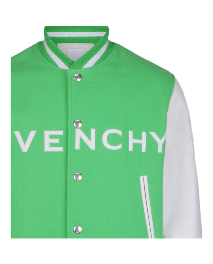 Givenchy Wool And Leather Varsity Jacket