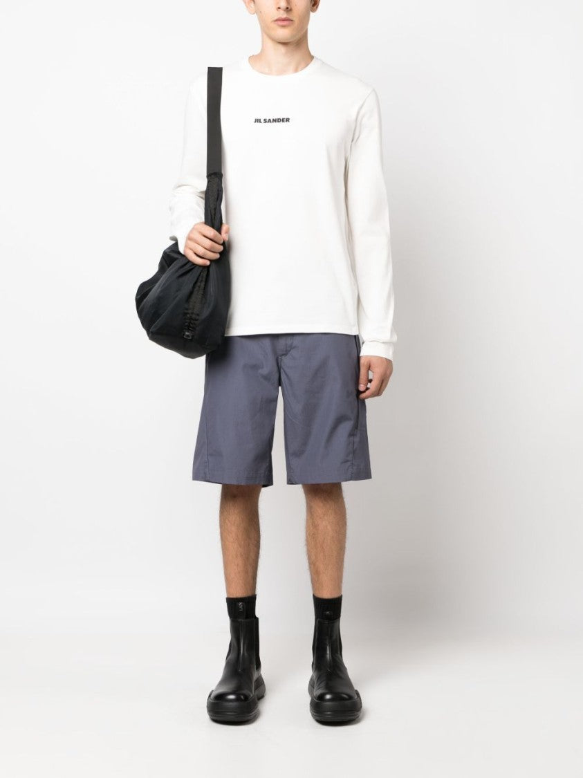 Jil Sander Optical White Cotton T-Shirt