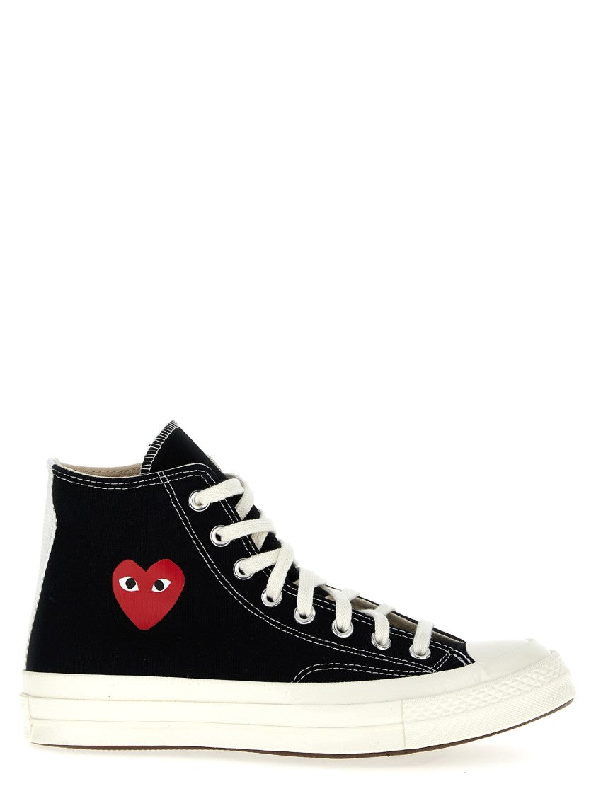 Comme Des Garçons High-Top Canvas Sneakers