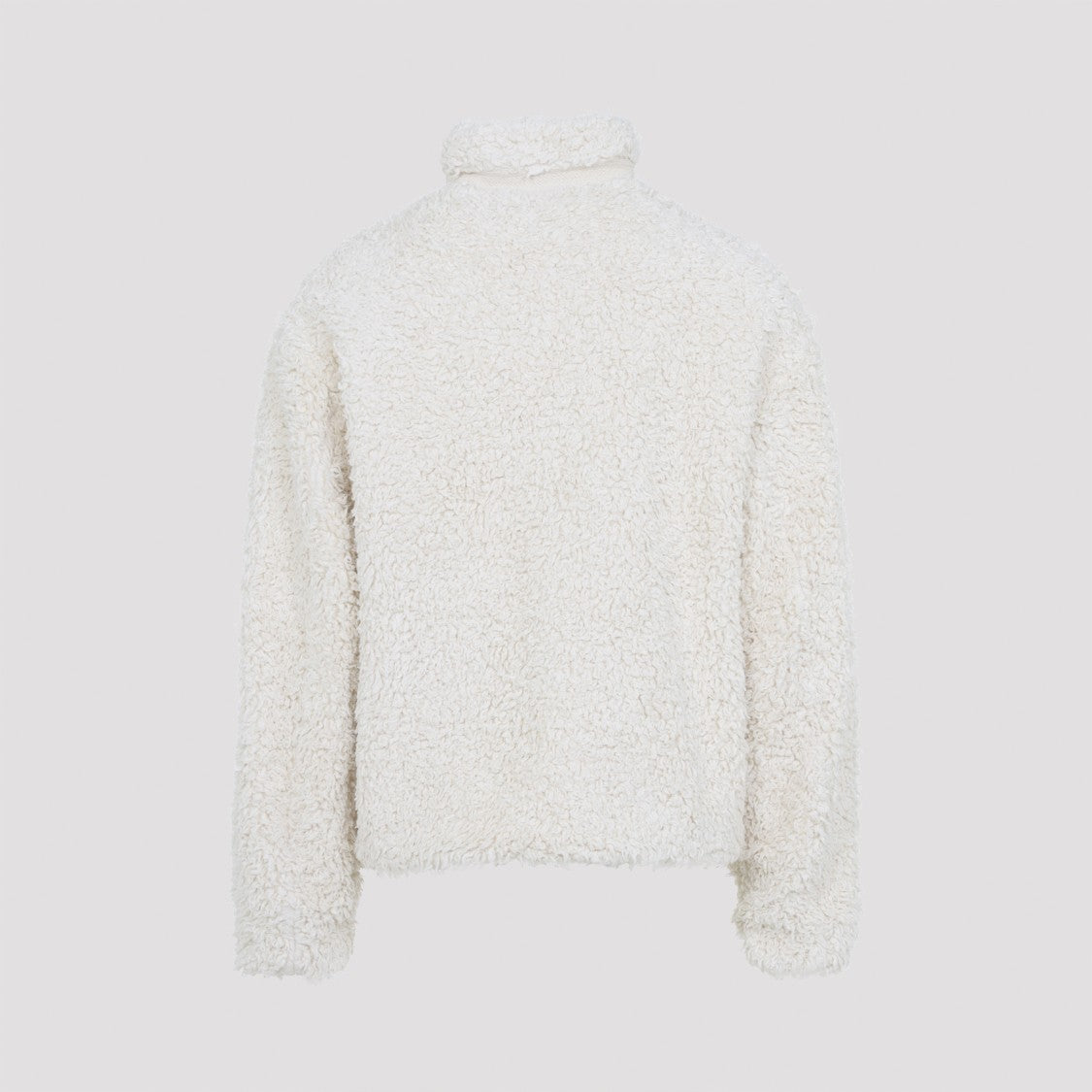 Jil Sander Plush Textured Jacket With High Collar
