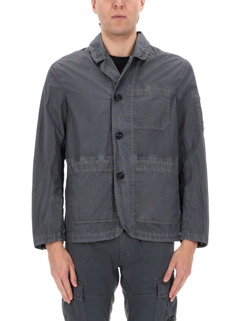 C.P. Company Neutrals 50 Fili Classic Collar Blazer