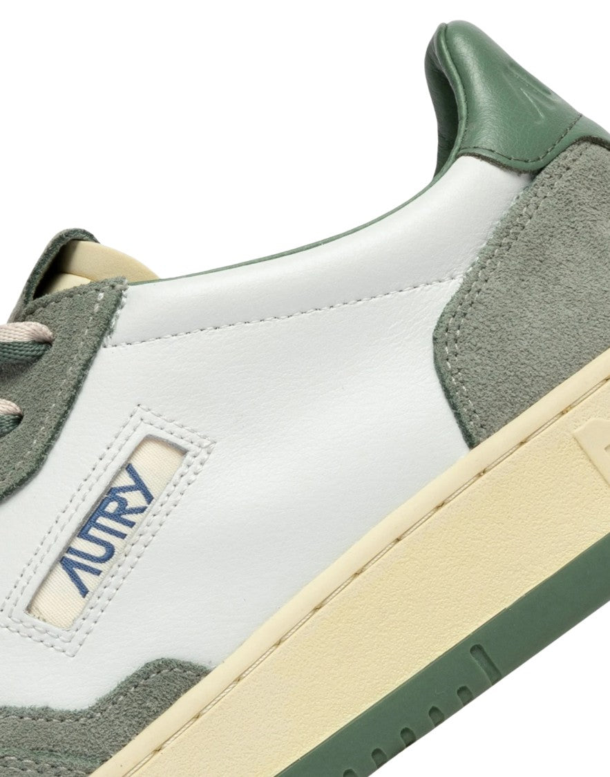 Autry Medalist Low Men’S White/Green Sneakers