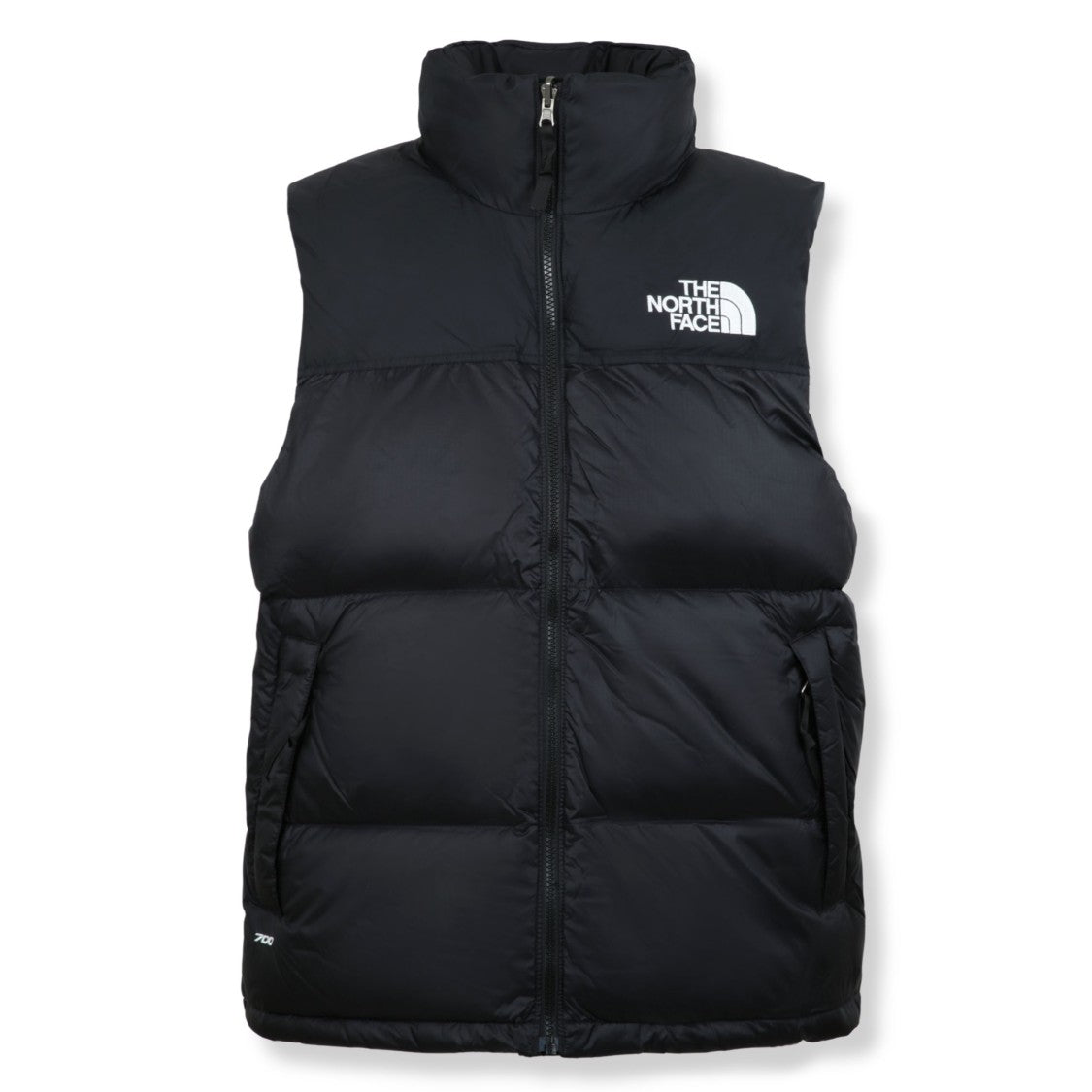 The North Face Puffy Quilted Retro Vest With High Collar