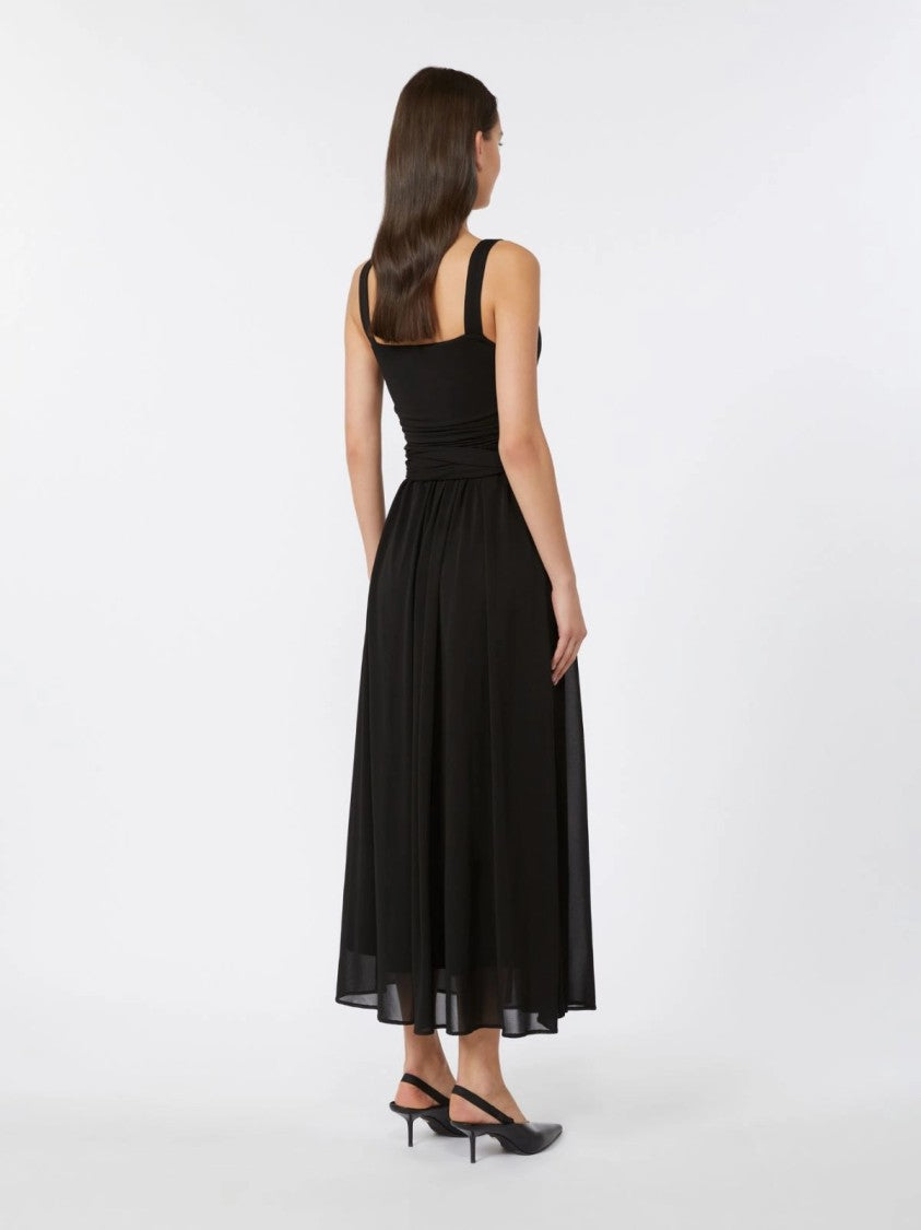 Max Mara Midi Dress With Deep V-Neckline