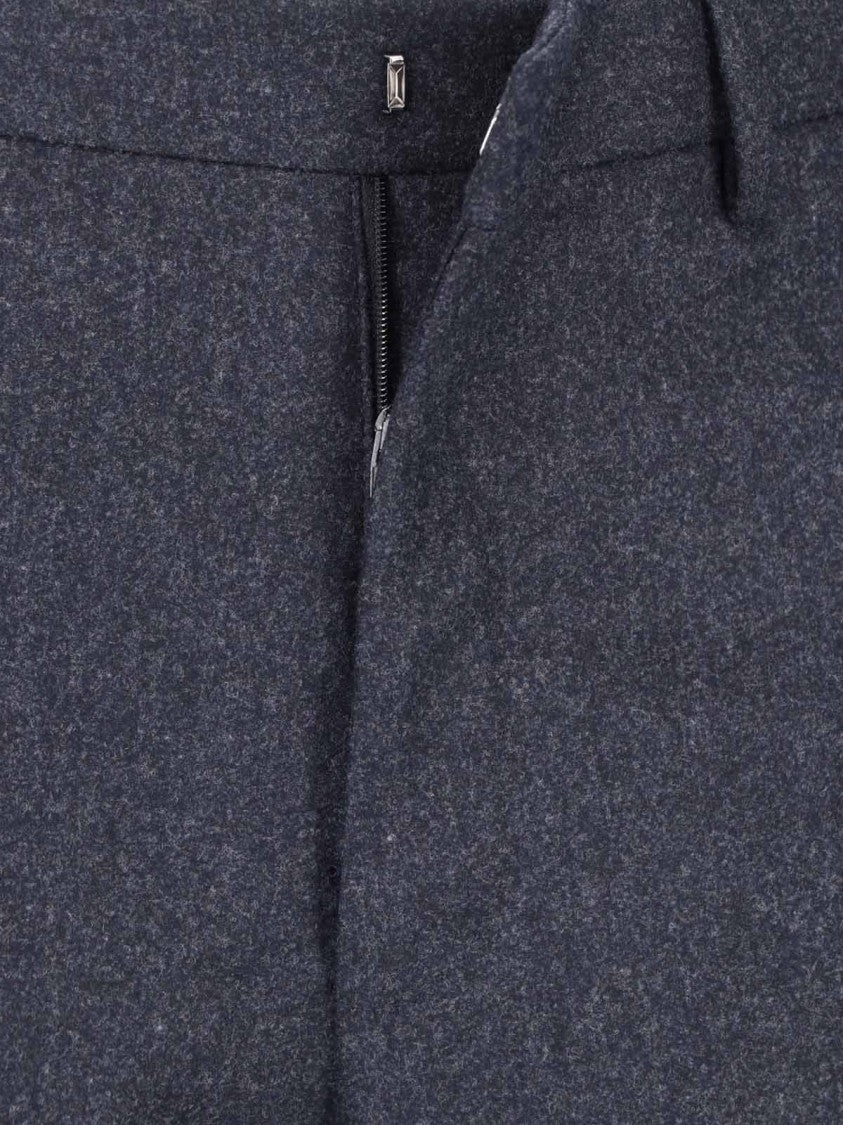 Tagliatore Double-Breasted Virgin Wool Suit With Peak Lapels