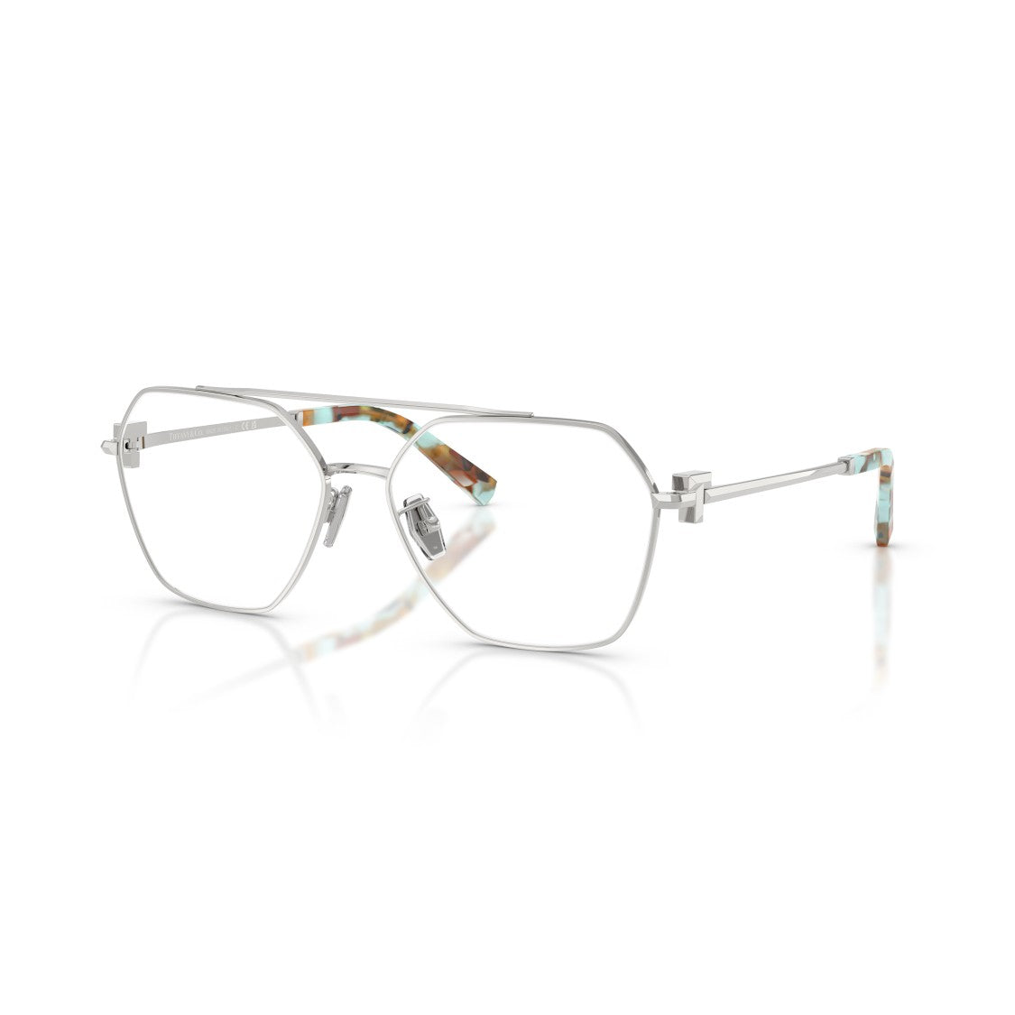 Tiffany & Co. 0Tf1169 Geometric Steel Frame Eyeglasses