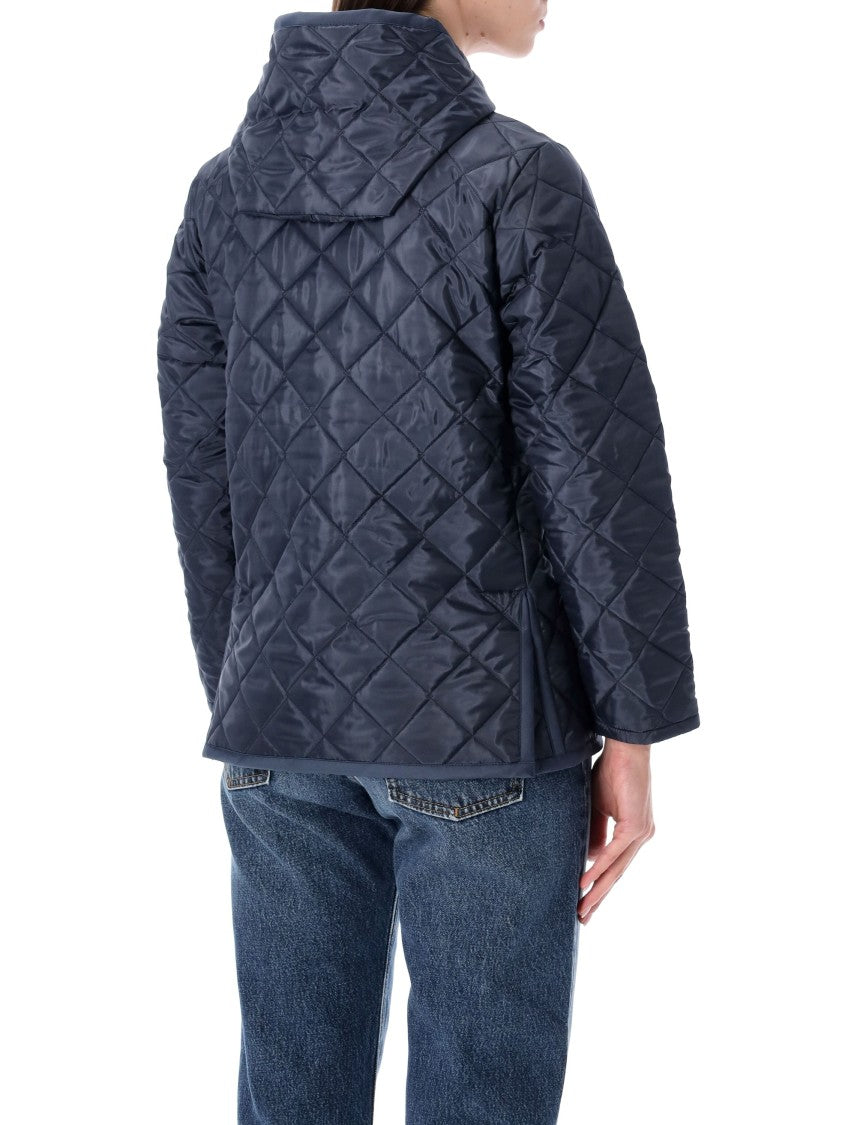 Comme Des Garçons Lavenham X Girl Blue Quilted Husky Jacket