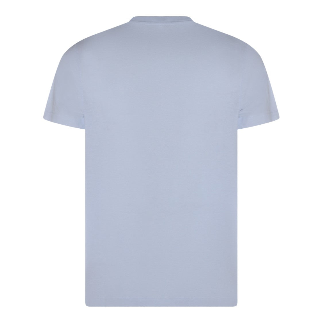 Zanone Minimalist Short-Sleeve T-Shirt In Solid Blue