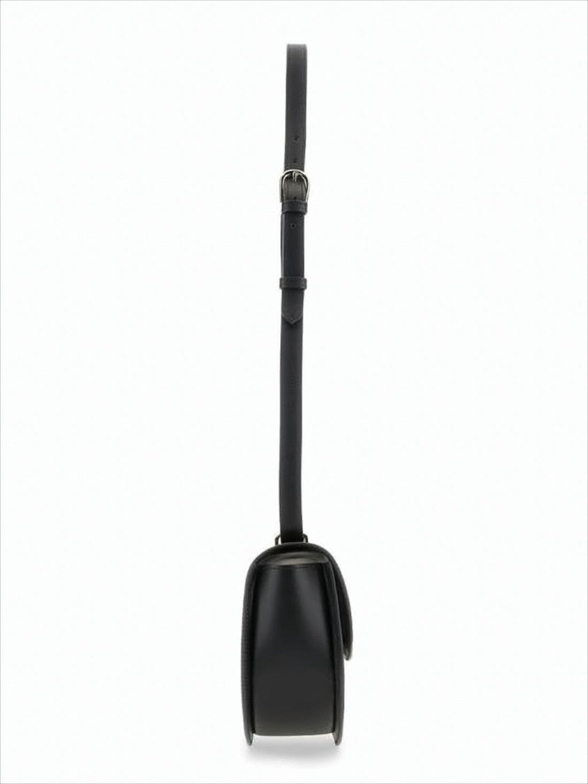 A.P.C. Smooth Leather Geneva Flap Shoulder Bag