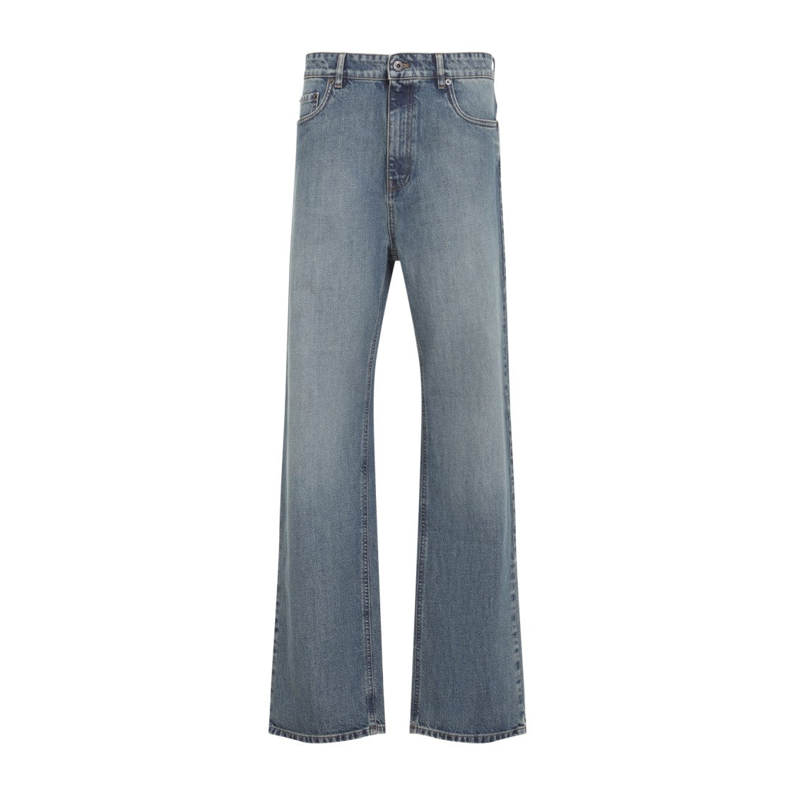 Miu Miu Straight-Leg Denim Trousers With Classic Five-Pocket Design