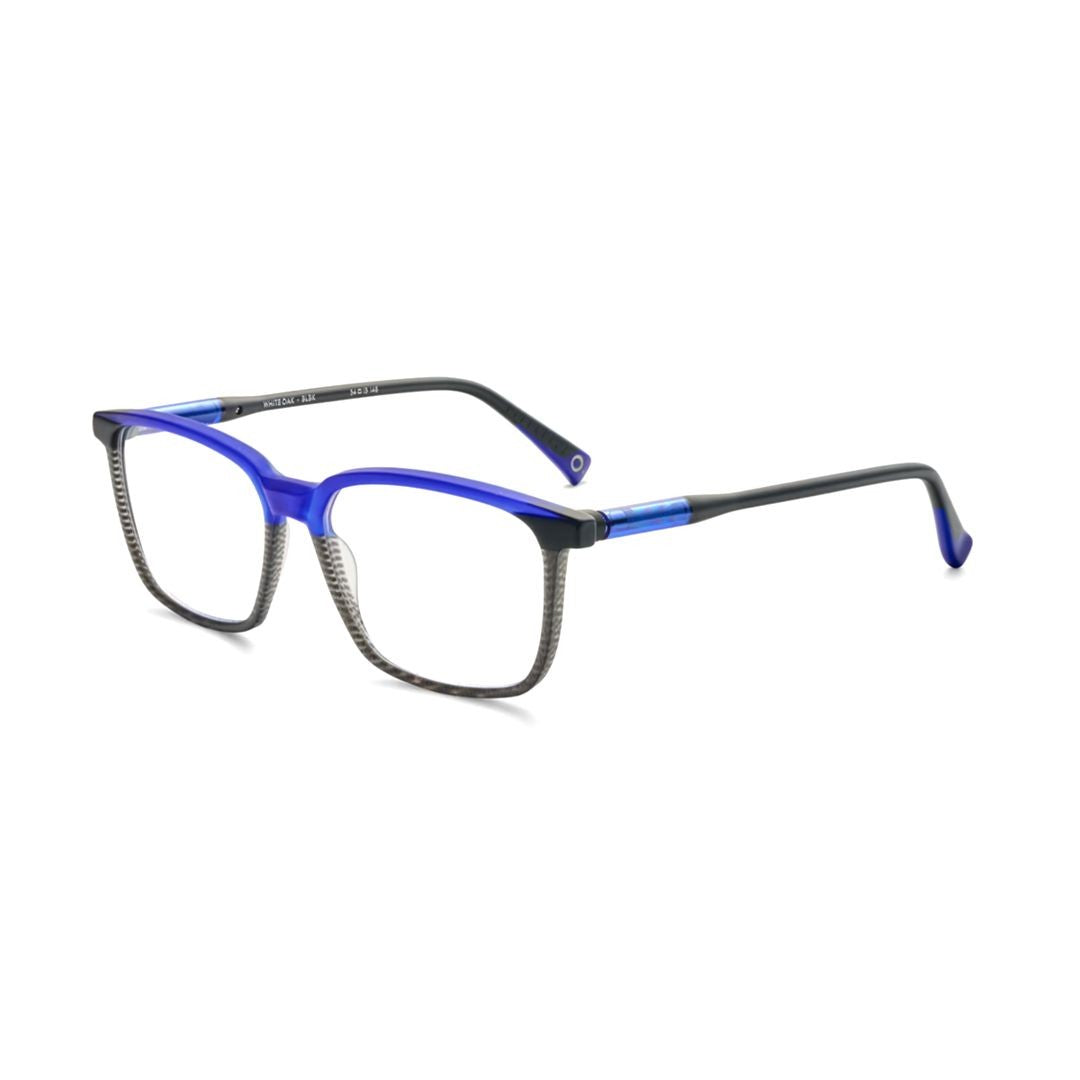 Etnia Barcelona White Oak Rectangular Eyeglass Frames In Vibrant Blue