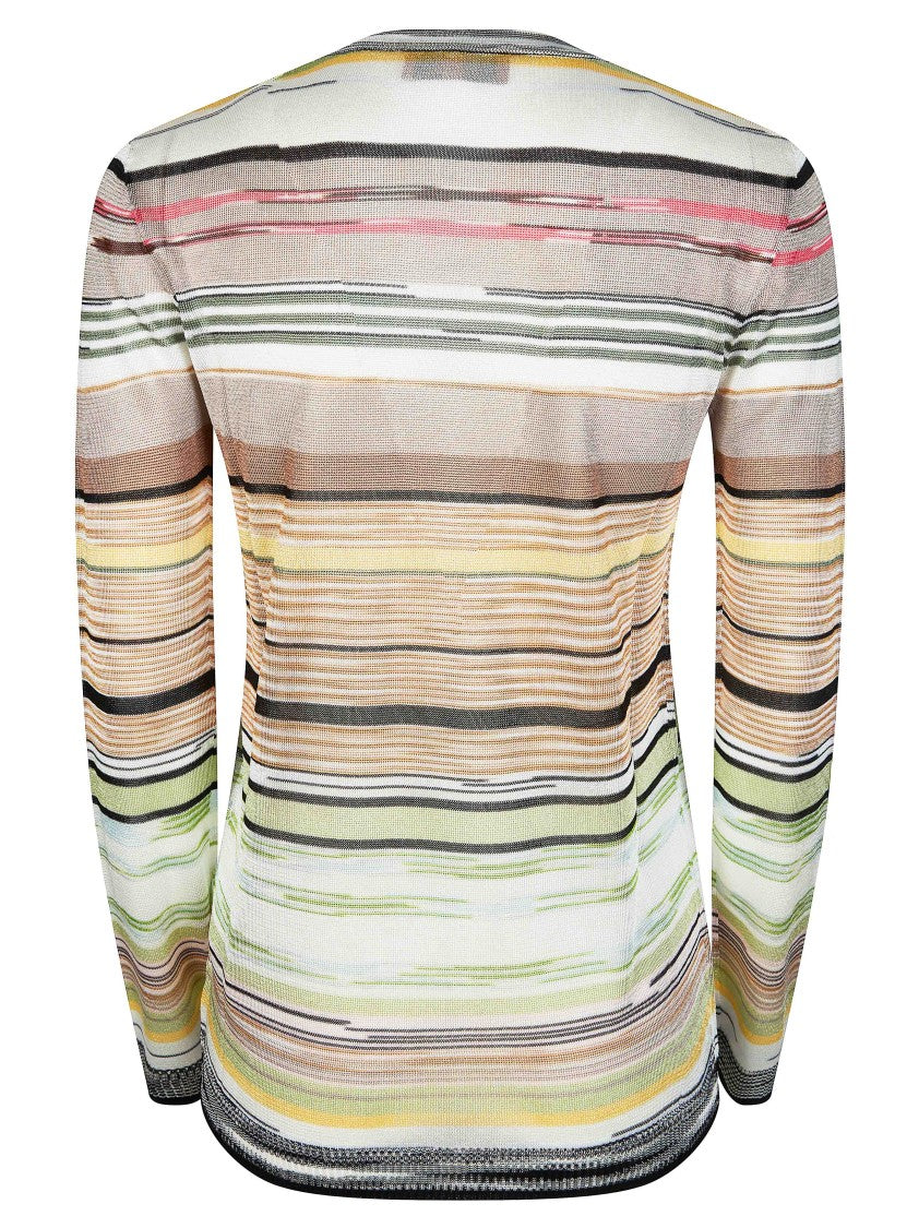 Missoni Striped Lightweight Crewneck Sweater