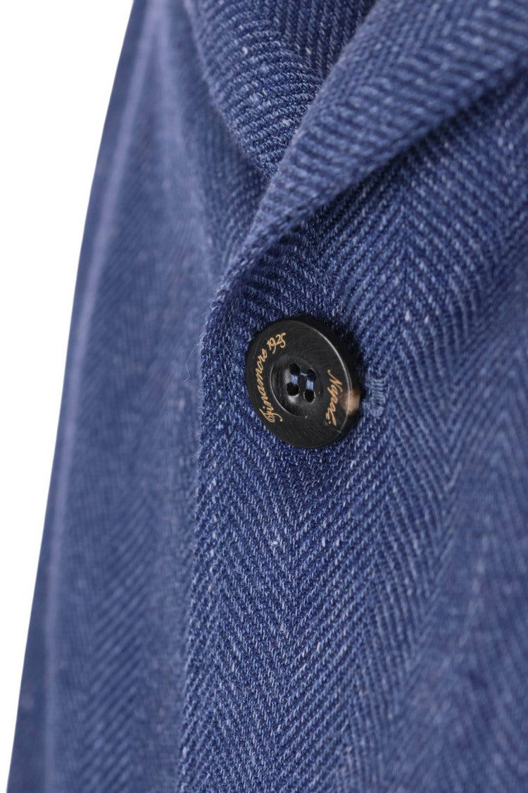 Finamore Frans Wool-Linen Tailored Blazer