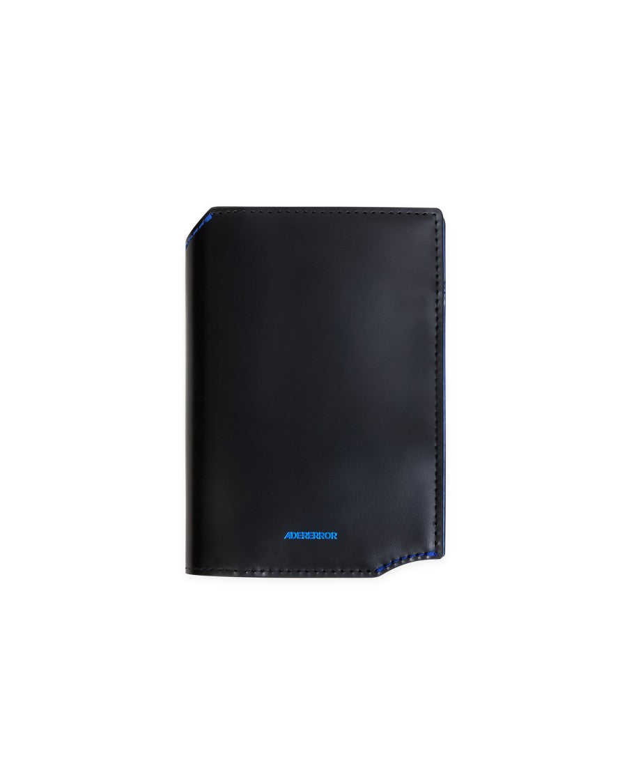 Adererror Calf Leather Passport Wallet With Signature Logo