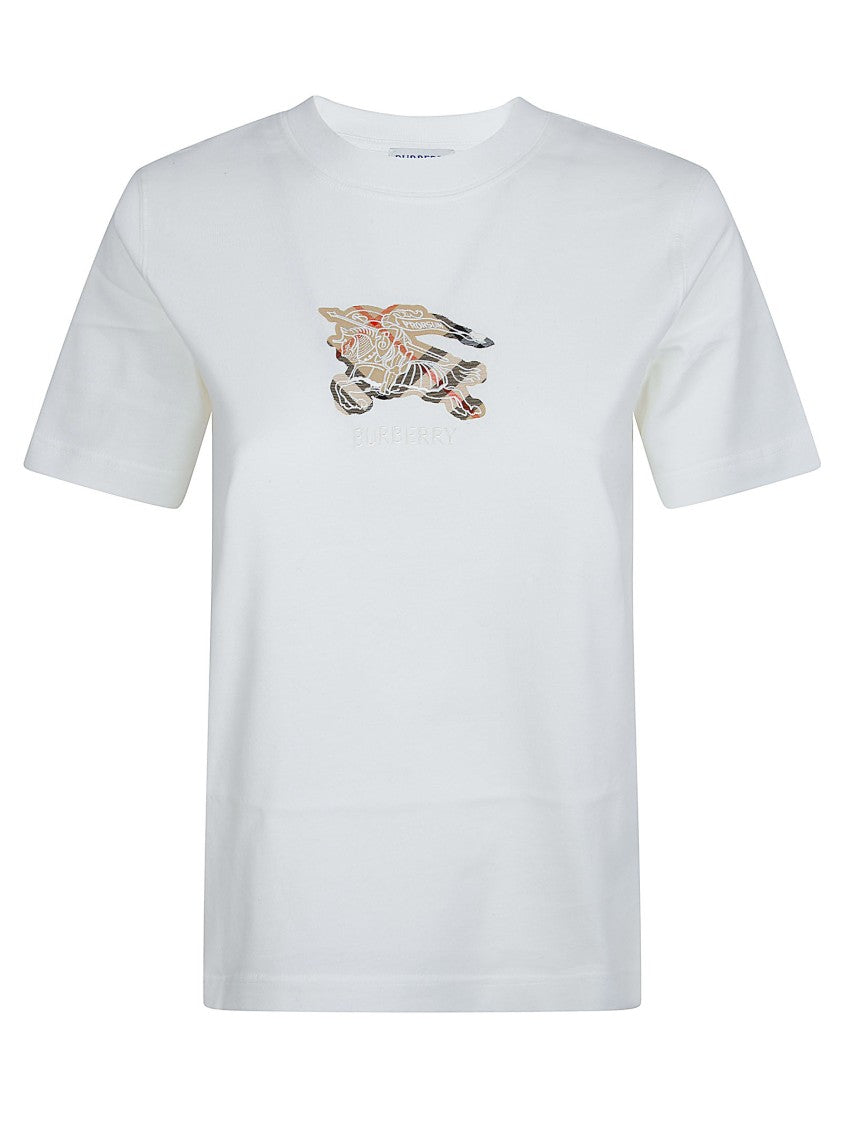 Burberry Short-Sleeved T-Shirt With Equestrian Knight Applique